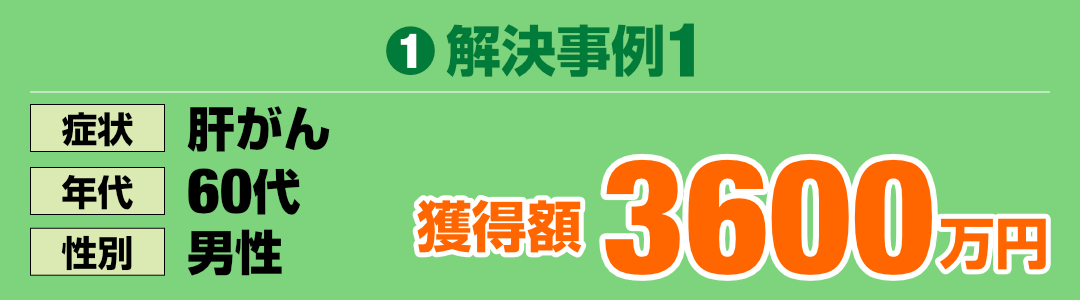 B型肝炎給付金解決事例１